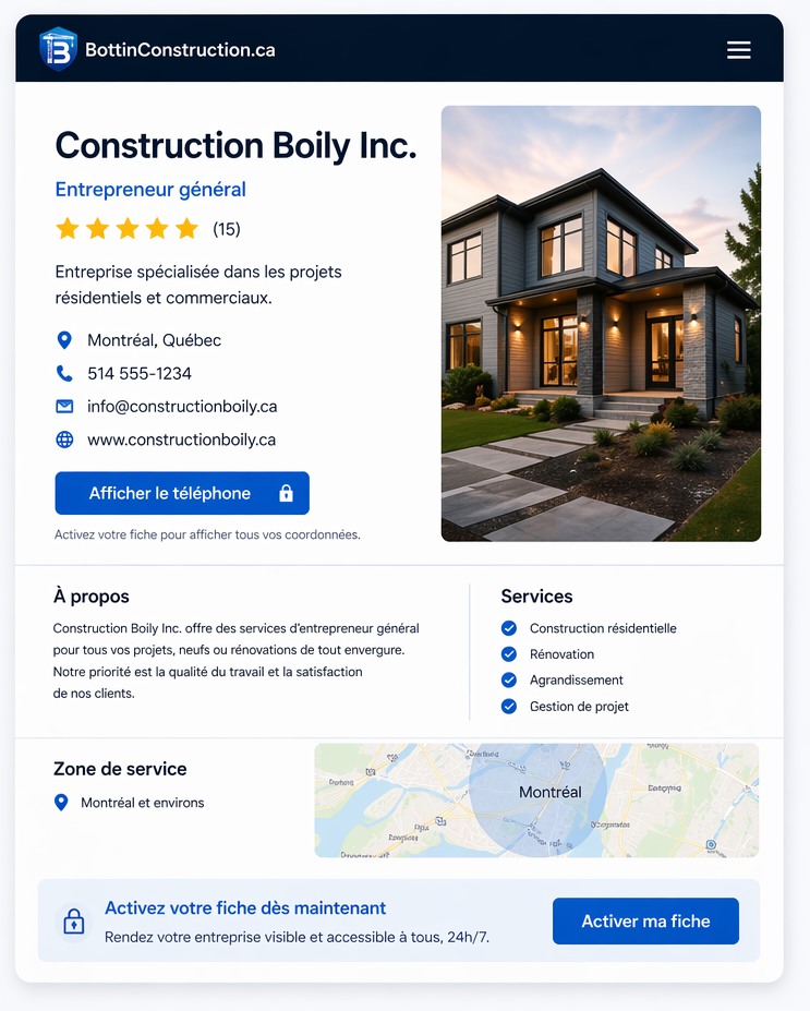 Fiche Bottin Construction